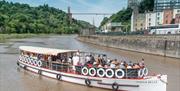Tower Belle boat on Avon Gorge cruise in Bristol