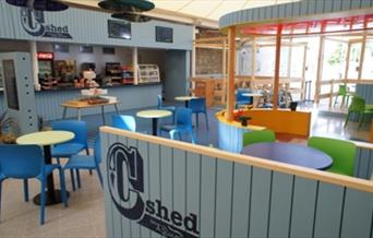 C-shed Café at Bristol Aquarium
