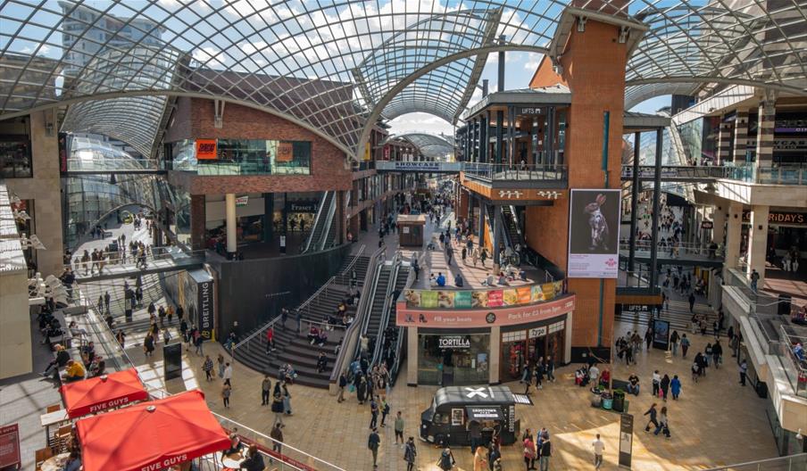 Cabot Circus wide angle view