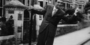 Cary Grant in Hughenden Road, the Bristol street where he was born. Credit Bristol Post