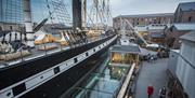 Brunel's SS Great Britain Bristol - Museums at night by Adam Gasson