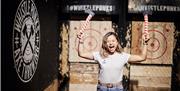 Whistle Punks axe throwing