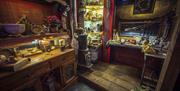 Kitchen room with steampunk decoration