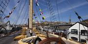 On top of Brunel's SS Great Britain